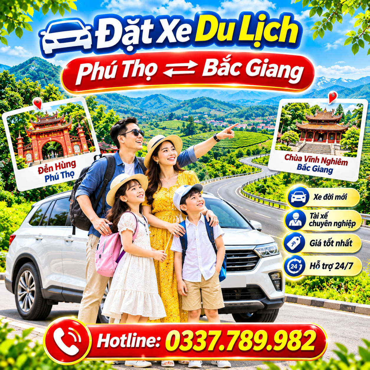 Alternative view of Xe Ghép Phú Thọ Đi Bắc Giang